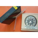 . 5 ONZAS x España 10000 PESETAS 1990 V CENTENARIO SERIE 2ª Cincuentin CONMEMORATIVA ESTUCHE FNMT 155,55 grs. PLATA PURA OZ