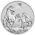 . 1 aaaaaaaaacoin @15/SEP Envío@ AUSTRALIA 1 DOLAR 2026 AÑO DEL CABALLO Lunar Serie MONEDA DE PLATA Oz ONZA Perth Mint HORSE