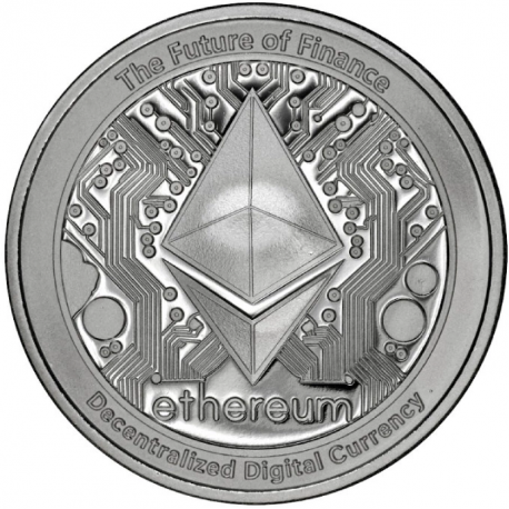 . 1 aaaaaaaaacoin @15/SEP Envío - 10.000 uds.@ NIUE 2 DOLARES 2025 ETHEREUM CRIPTO MONEDA DE PLATA OZ ONZA Cápsula