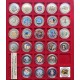 . 27 monedas @COLOR@ ESPAÑA 2 EUROS 2005 2007 2009 2010 2011 .... 2016 2017 2018 2019 2020 2021 2022 2023 2024 2025