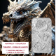 . 1 aaaaacoin @1ª MONEDA LINGOTE con CARLOS III@ AUSTRALIA 1 DOLAR 2024 DRAGON PLATA ONZA OZ CÁPSULA