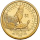 ESTADOS UNIDOS 1 DOLAR 2013 P INDIA SACAGAWEA TRATADO DE DELAWARE LOBO TORTUGA UROGALLO MONEDA DE LATON SC USA $1 Dollar NATIVE