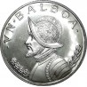 . @Tirada 17.000@ PANAMA 1 BALBOA 1972 VASCO NUÑEZ DE BALBOA KM.27 MONEDA DE PLATA PROOF @Diseño Tipo 3@ silver coin