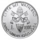 . @AÑO SANTO@ VATICANO 1000 LIRAS 1983 1984 PAPA JUAN PABLO II BENDICIENDO Anno Santo KM.169 MONEDA DE PLATA SC 1000 Lire