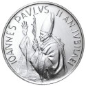 . @AÑO SANTO@ VATICANO 1000 LIRAS 1983 1984 PAPA JUAN PABLO II BENDICIENDO Anno Santo KM.169 MONEDA DE PLATA SC 1000 Lire