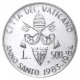 . @AÑO SANTO@ VATICANO 500 LIRAS 1983 1984 JESUCRISTO Anno Santo PAPA JUAN PABLO II KM.168 MONEDA DE PLATA SC 500 Lire