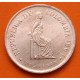COLOMBIA 5 PESOS 1981 POLICARPA DIAZ y VISTA CIUDAD KM.268 MONEDA DE LATON EBC-