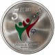 @COINCARD - COLORES@ IRLANDA 5 EUROS 2003 DEPORTES DE PARAOLIMPIADA MONEDA DE NICKEL PROOFLIKE Ireland Eire