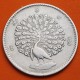 @RARA@ MYANMAR 1 KYAT 1853 UROGALLO Rey MINDON MIN KM.10 MONEDA DE PLATA Myanmar silver coin PEACOCK Burma