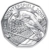 2 monedas x AUSTRIA 5 EUROS 2010 SKI + SNOWBOARD PLATA SC BLISTER OFICIAL @COINCARD@ Osterreich