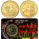 . @AGOTADA@ BELGICA 2,50 EUROS 2018 SELECCION DE FUTBOL LOS DIABLOS ROJOS MUNDIAL DE RUSIA Latón SC COINCARD