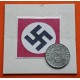 ALEMANIA 1 REICHSPFENNIG 1941 D AGUILA SOBRE ESVASTICA NAZI III REICH KM.97 MONEDA DE ZINC MBC++ Germany III REICH