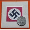 ALEMANIA 1 REICHSPFENNIG 1941 D AGUILA SOBRE ESVASTICA NAZI III REICH KM.97 MONEDA DE ZINC MBC++ Germany III REICH