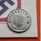 ALEMANIA 1 REICHSPFENNIG 1941 D AGUILA SOBRE ESVASTICA NAZI III REICH KM.97 MONEDA DE ZINC MBC++ Germany III REICH