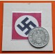 ALEMANIA 10 REICHSPFENNIG 1940 A AGUILA SOBRE ESVASTICA NAZI KM.101 MONEDA DE ZINC Germany III Reich WWII