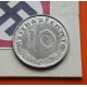 ALEMANIA 10 REICHSPFENNIG 1940 A AGUILA SOBRE ESVASTICA NAZI KM.101 MONEDA DE ZINC Germany III Reich WWII