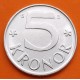 SUECIA 5 KRONOR 2001 ESCUDO y VALOR KM.853 MONEDA DE NIKEL SC- Sweden 5 Coronas