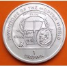 ISLA DE MAN 1 CORONA 1995 SISMÓGRAFO - INVENTOS MUNDO MODERNO KM.528 MONEDA DE NICKEL SC- 1 Crown WWII