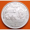 ISLA DE MAN 1 CORONA 1995 TELEVISIÓN - INVENTOS MUNDO MODERNO KM.544 MONEDA DE NICKEL SC- 1 Crown WWII