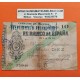 ESPAÑA 10 PESETAS 1936 BANCO DE ESPAÑA GIJON ASTURIAS Sin Serie 279948 BILLETE TIPO TALON @RARO@ GUERRA CIVIL
