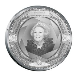 @ESCASA@ HOLANDA 5 EUROS 2011 CODIGO QR 100 JAAR MUNTGEBOUW MONEDA DE COBRE/PLATA SC **NO COINCARD**