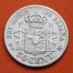 ESPAÑA Rey ALFONSO XII 50 CENTIMOS 1881 * 8/1 MSM REY y ESCUDO KM.685 MONEDA DE PLATA MBC+ R/1