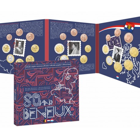 . @AGOTADA@ BENELUX CARTERA OFICIAL EUROS 2024 SC 1 Cts. a 1€ + 2 EUROS 2024 SET LUXEMBURGO + BELGICA + HOLANDA 5000 uds