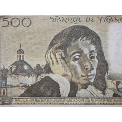 @PVP NUEVO 200€@ FRANCIA 500 FRANCOS 1977 - 11 - 3 PASCAL Serie C.77 Pick 156.D BILLETE ESCASO France 500 Francs