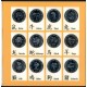 . 12 monedas @BLISTER OFICIAL@ SOMALILAND 10 SHILLINGS 2000 SIGNOS DEL ZODIAGO SC ALUMINIO Somali Republic