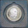 Estuche Oficial x PANAMA 20 BALBOAS 1972 SIMON BOLIVAR KM.31 MONEDA DE PLATA PROOF silver OZ 3,90 ONZAS