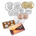 . 2021 UNITED STATES MINT PROOF SET @NICKEL@ con 25 Centavos DELAWARE Estados Unidos 1+5+10+25 Cts. + 1/2 DOLAR + 1 DOLAR 2021