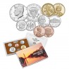 . 2021 UNITED STATES MINT PROOF SET @NICKEL@ con 25 Centavos DELAWARE Estados Unidos 1+5+10+25 Cts. + 1/2 DOLAR + 1 DOLAR 2021
