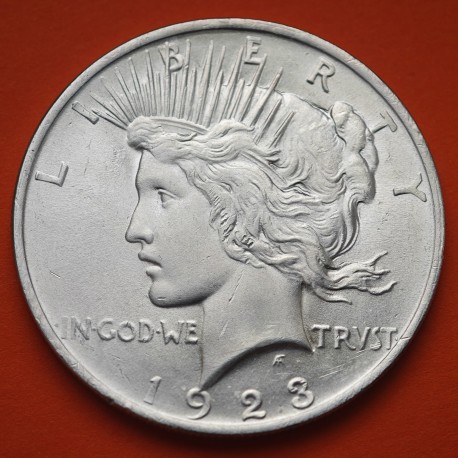 @PRECIOSA@ ESTADOS UNIDOS 1 DOLAR 1923 PEACE PAZ KM.150 MONEDA DE PLATA USA $1 silver Dollar Coin R/4