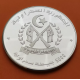 . @RARA@ SAHARA 5000 PESETAS 1997 MIGUEL DE CERVANTES 1 ONZA MONEDA DE PLATA PURA PROOF Saharawi Saharaui