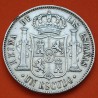 ESPAÑA Reina ISABEL II 1 ESCUDO 1867 Ceca de MADRID KM.626.1 MONEDA DE PLATA @ESCASA@ Spain silver coin
