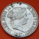ESPAÑA Reina ISABEL II 1 ESCUDO 1867 Ceca de MADRID KM.626.1 MONEDA DE PLATA @ESCASA@ Spain silver coin