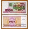 BIELORRUSIA 5000 RUBLOS 1998 IGLESIA, PUEBLO y CABALLERO MEDIEVAL Pick 17 BILLETE SC Belarus 5000 Roubles UNC BANKNOTE
