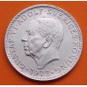 SUECIA 5 KRONOR 1973 REY GUSTAV VI y ESCUDO KM.846 MONEDA DE NICKEL SC- Sweden 5 Kroner Coronas