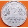 @ESCASA@ ALEMANIA 2 MARCOS 1951 G AGUILA y VALOR KM.111 MONEDA DE NICKEL MBC++ Germany 2 Marks 1951