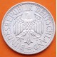 @ESCASA@ ALEMANIA 2 MARCOS 1951 G AGUILA y VALOR KM.111 MONEDA DE NICKEL MBC++ Germany 2 Marks 1951