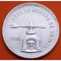 . @UNA ONZA TROY DE PLATA PURA@ MEXICO 1 ONZA 1980 BALANZA KM.M49 MONEDA DE PLATA MBC+ OZ Mejico R/1