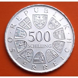 AUSTRIA 100 SCHILLING 1979 DISTRITO DE INN STRAUSS KM.2943 MONEDA DE PLATA SC Osterreich silver coin