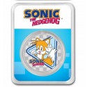. 1 aaacoin @Tirada 2.500 - COLORES@ NIUE 2 DOLARES 2022 SONIC Videojuego Sega MONEDA DE PLATA PROOFLIKE ONZA Pelo Naranja