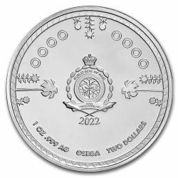 . 1 aaacoin @Tirada 2.500 - COLORES@ NIUE 2 DOLARES 2022 SONIC Videojuego Sega MONEDA DE PLATA PROOFLIKE ONZA Pelo Rosa