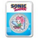 . 1 aaacoin @Tirada 2.500 - COLORES@ NIUE 2 DOLARES 2022 SONIC Videojuego Sega MONEDA DE PLATA PROOFLIKE ONZA Pelo Rosa