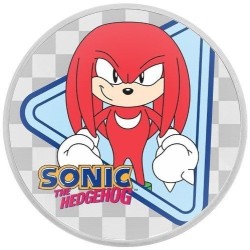. 1 aaacoin @Tirada 2.500 - COLORES@ NIUE 2 DOLARES 2022 SONIC Videojuego Consola Sega MONEDA DE PLATA PROOFLIKE ONZA