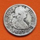 ESPAÑA Rey CARLOS IIII 1/2 REAL 1803 FA Ceca de MADRID KM.438.1 MONEDA DE PLATA Spain Colonial coin MEDIO