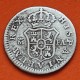 ESPAÑA Rey CARLOS IIII 1/2 REAL 1803 FA Ceca de MADRID KM.438.1 MONEDA DE PLATA Spain Colonial coin MEDIO