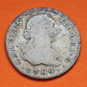ESPAÑA Rey CARLOS III 1 REAL 1784 JD Ceca de MADRID MONEDA DE PLATA KM.411.1 Spain silver coin Carolus III