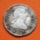 @RARA@ ESPAÑA Rey CARLOS III 1/2 REAL 1773 CF Ceca de SEVILLA KM.410.2 MONEDA DE PLATA Carolus III Spain silver colonial coin